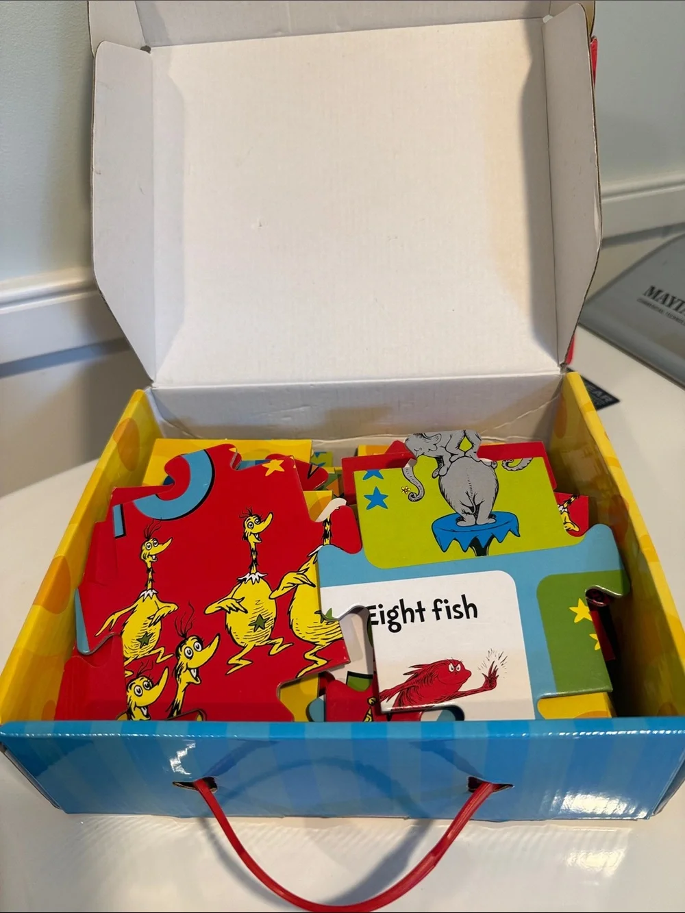 Dr. Seuss Learning Puzzle Boxes - Grinch and learning  1,2,3’s
